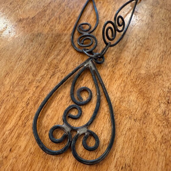 Handmade Silver Heart Necklace - Picture 1 of 6